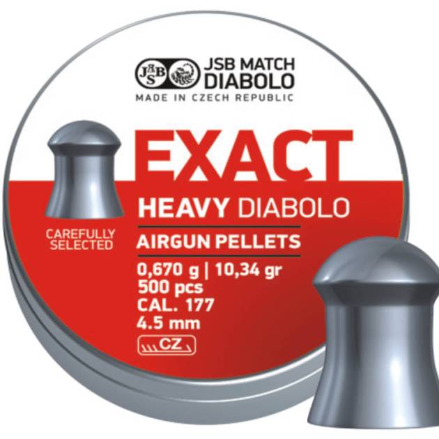 JSB Exact Heavy 0.67g. 500 pcs.