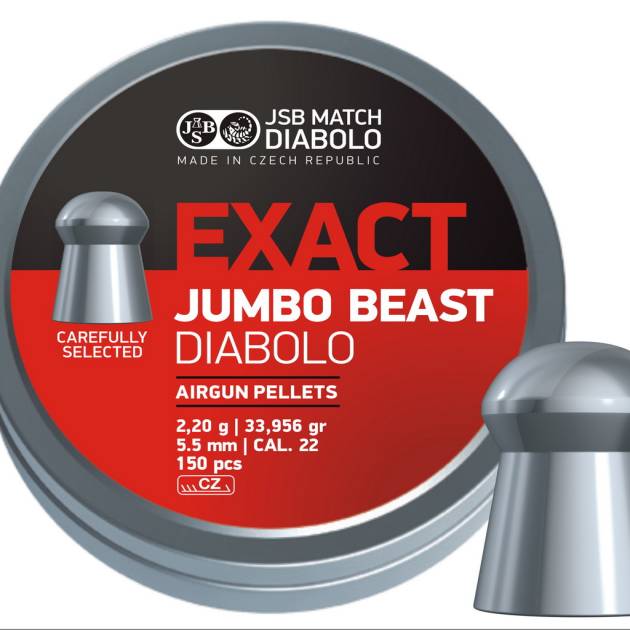 JSB EXACT Jumbo Beast 5.52 (.22) 2,2 g. 150 pcs.