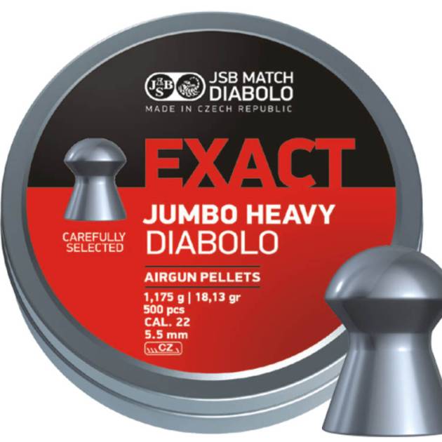 JSB EXACT Jumbo Heavy 5.52 1,175 g. 500 pcs.