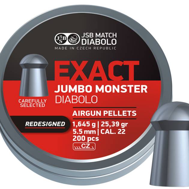 JSB EXACT Jumbo Monster "Redesigned" 5.5 1,645 g. 200 pcs.