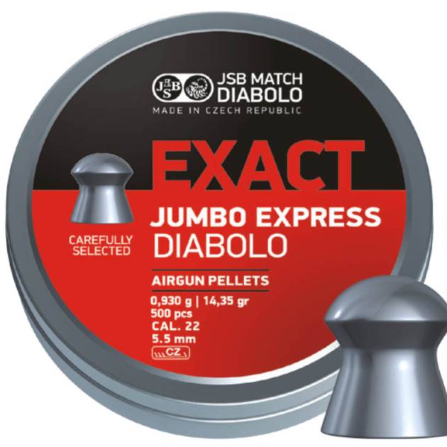 JSB EXACT Jumbo express 5,52 0,93 g. 500 pcs.
