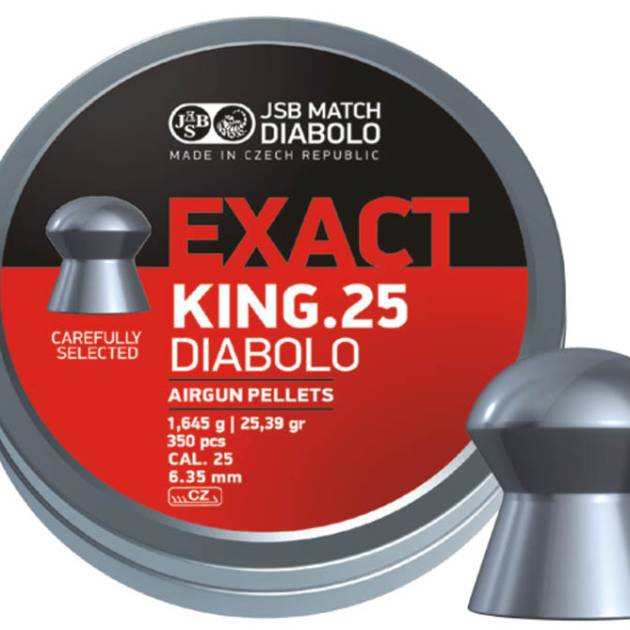 JSB EXACT King 6.35 1,645 g. 350 pcs.