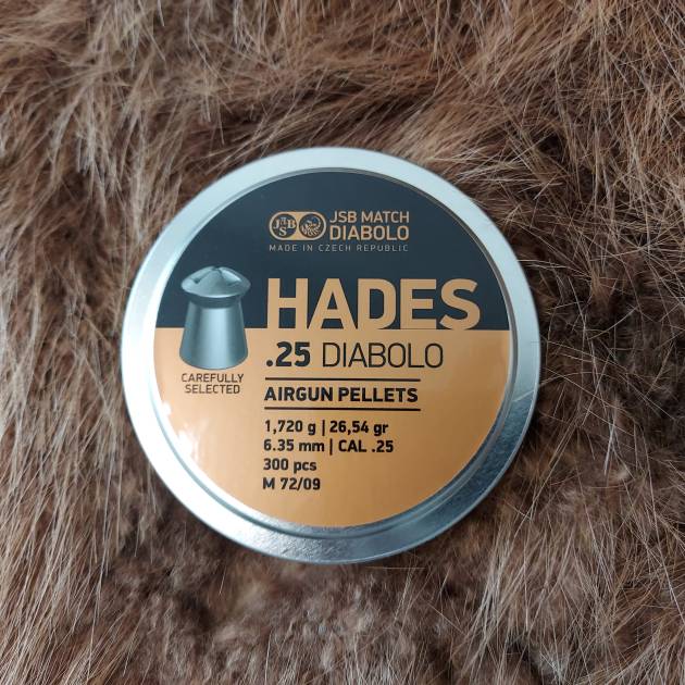 JSB HADES 6,35 (.25) 1,72 g. 300 pcs.