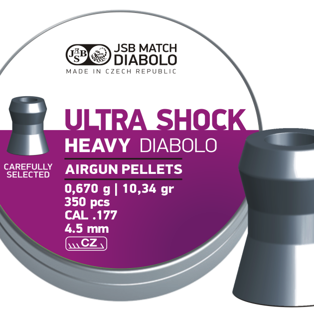 SB ULTRA SHOCK Heavy 4,5 (.177) 0,67 g. 350 pcs.