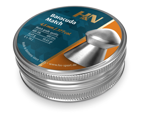 H&N Baracuda Match 4,51 (.177) 0,69g. 400 pcs.