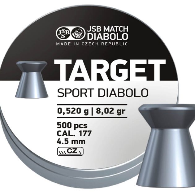 JSB MATCH diabolo TARGET sport 4,5 (.177) 0,52g.500 pcs.
