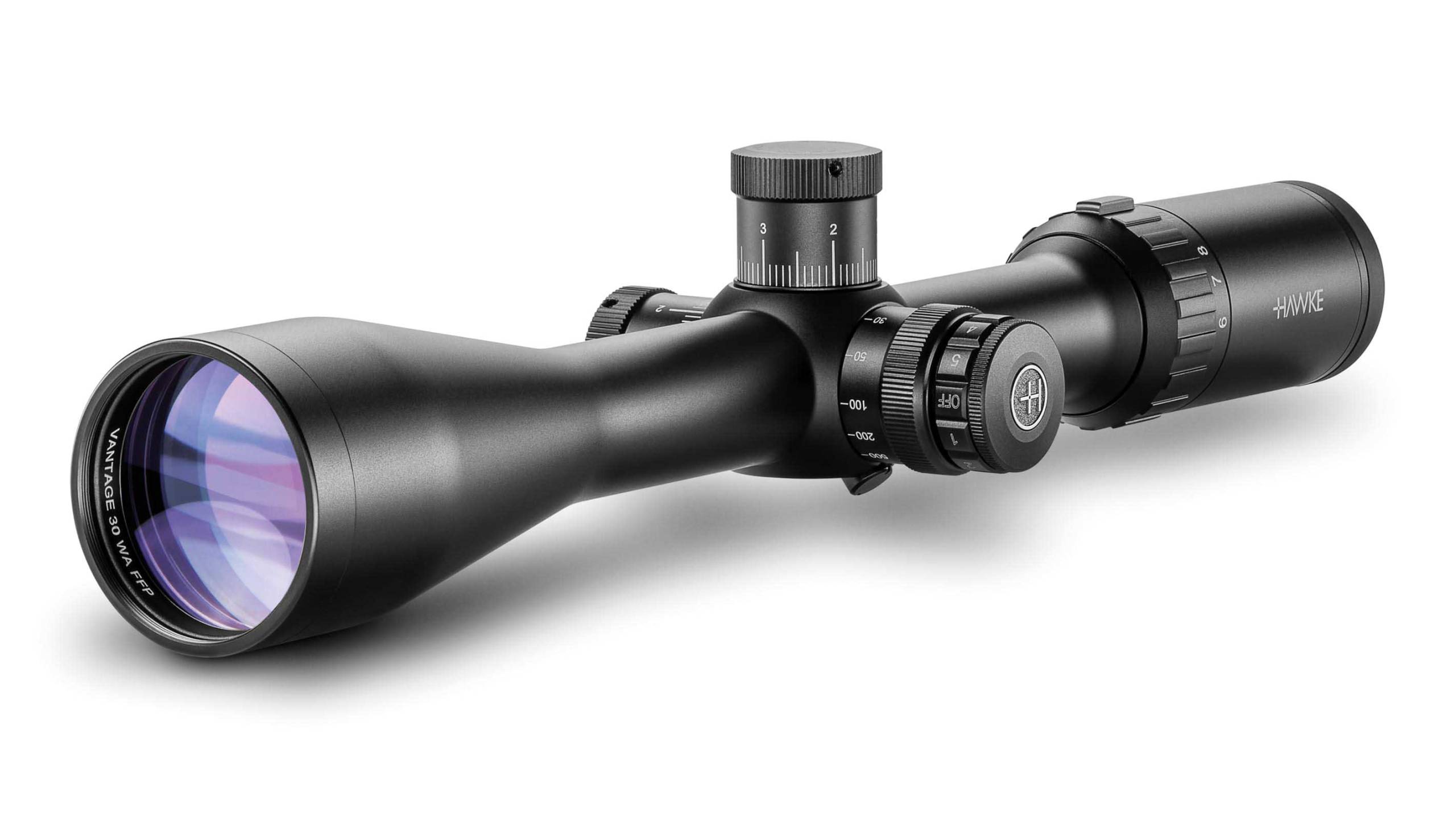 HAWKE VANTAGE 30 WA FFP 6-24x50 HALF MIL DOT IR RETICLE Model: 14304